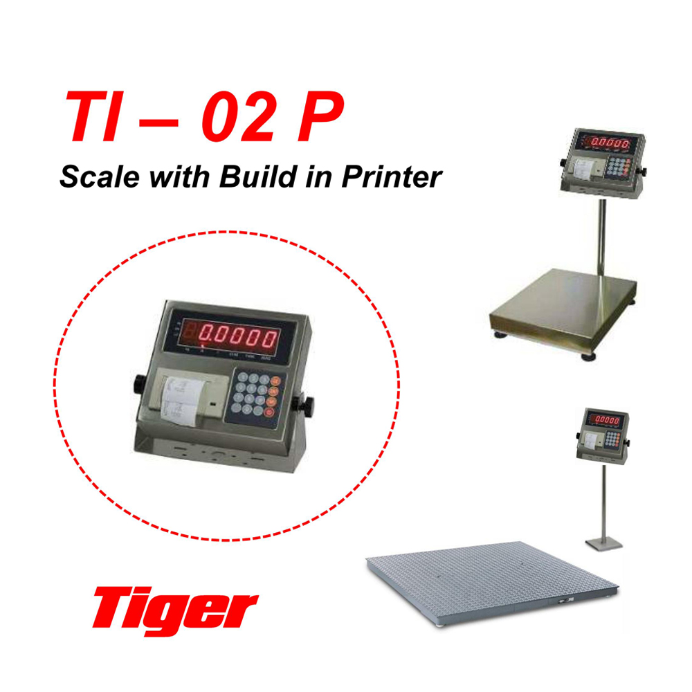 เครื่องชั่งน้ำหนักพร้อมปริ้นเตอร์ Tiger TI-02 P